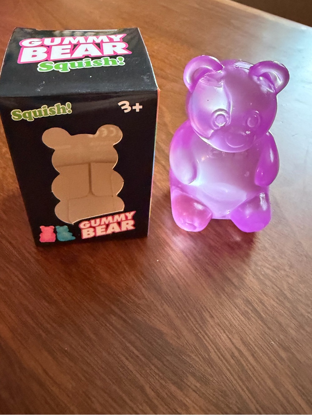 Gummy Bear Purple Slow Rise Squish Sensory Toy